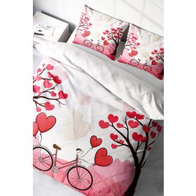 Monohome Love XI 3D Çift Kişilik 200x220 cm Nevresim Takımı