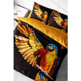 Monohome Macaw Parrot Naturel Renkli Çift Kişilik 200x220 cm Nevresim Takımı