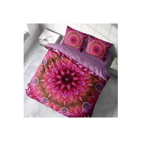 Monohome Mandala 2 3D Pamuk Saten Çift Kişilik 200x220 cm Nevresim Takımı