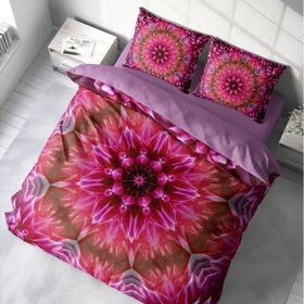 Monohome Mandala 2 3D Pamuk Saten Çift Kişilik 200x220 cm Nevresim Takımı