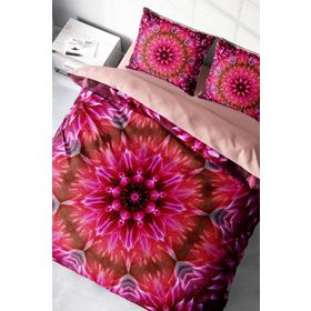 Monohome Mandala 2 3D Pamuk Saten Çift Kişilik 200x220 cm Nevresim Takımı