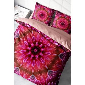 Monohome Mandala 2 3D Pamuk Saten Çift Kişilik 200x220 cm Nevresim Takımı