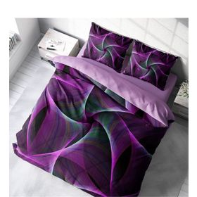 Monohome Mandala 3 3D Pamuk Saten Renkli Çift Kişilik 200x220 cm Nevresim Takımı