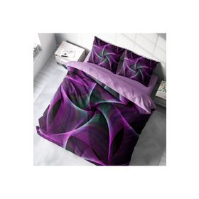 Monohome Mandala 3 3D Pamuk Saten Renkli Çift Kişilik 200x220 cm Nevresim Takımı