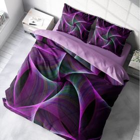 Monohome Mandala 3 3D Pamuk Saten Renkli Çift Kişilik 200x220 cm Nevresim Takımı