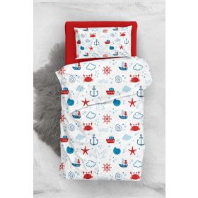 Monohome Marine 3D Pamuk Saten Bebek Nevresim Takım