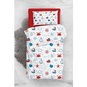 Monohome Marine 3D Pamuk Saten Bebek Nevresim Takım