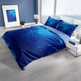 Monohome Middle Sea 3D Pamuk Saten Çift Kişilik 200x220 cm Nevresim Takımı