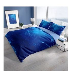 Monohome Middle Sea 3D Pamuk Saten Çift Kişilik 200x220 cm Nevresim Takımı