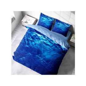 Monohome Middle Sea 3D Pamuk Saten Çift Kişilik 200x220 cm Nevresim Takımı