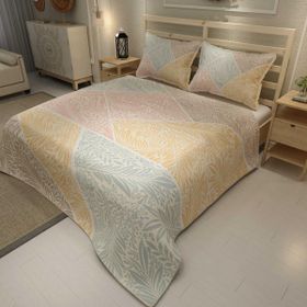Monohome Mix Leaf Jakar Dokuma Pamuklu 3d Dijital Baskı Pike Takımı