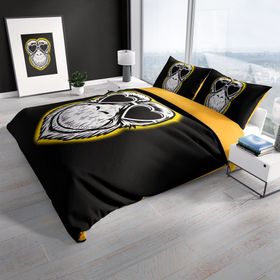 Monohome Monkey 3D Pamuk Saten Çift Kişilik 200x220 cm Nevresim Takımı