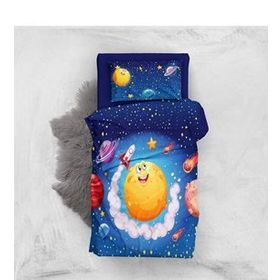 Monohome Moon And Stars 3d Pamuk Saten Bebek Nevresim Takımı Seti