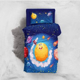 Monohome Moon And Stars 3d Pamuk Saten Bebek Nevresim Takımı Seti
