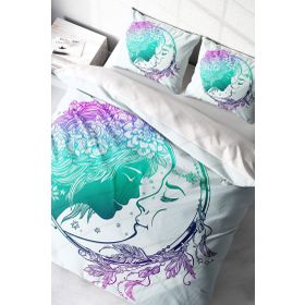 Monohome Moon Romantik Çift Kişilik Nevresim Takımı
