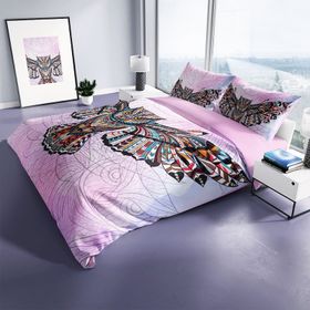Monohome Mr. Owl 3D Pamuk Saten Çift Kişilik 200x220 cm Nevresim Takımı
