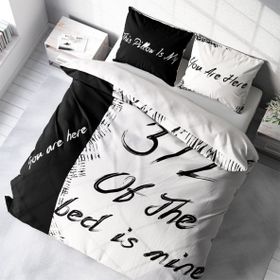 Monohome My Bed 3D Pamuk Saten Çift Kişilik 200x220 cm Nevresim Takımı