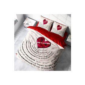 Monohome My Darling Pamuk Saten Çift Kişilik Nevresim Takımı