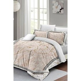 Monohome Nevresim Takımı Çift Kişilik 3D Pamuk Saten Pink Marble
