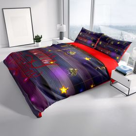 Monohome Ny Dark 3D Pamuk Saten Çift Kişilik 200x220 cm Nevresim Takımı