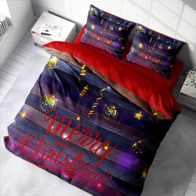 Monohome Ny Dark 3D Pamuk Saten Çift Kişilik 200x220 cm Nevresim Takımı