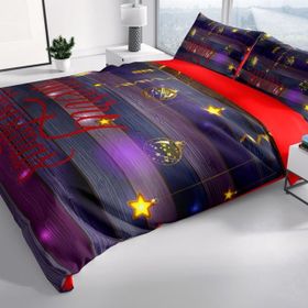 Monohome Ny Dark 3D Pamuk Saten Çift Kişilik 200x220 cm Nevresim Takımı