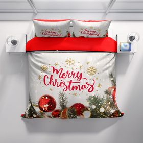 Monohome NY Noel 3D Pamuk Saten Çift Kişilik 200x220 cm Nevresim Takımı