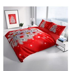 Monohome NY Pine 3D Pamuk Saten Çift Kişilik 200x220 cm Nevresim Takımı