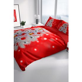 Monohome NY Pine 3D Pamuk Saten Çift Kişilik 200x220 cm Nevresim Takımı