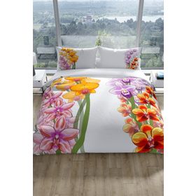 Monohome Orchid Naturel Renkli Çift Kişilik 200x220 cm Nevresim Takımı