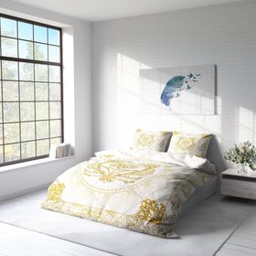 Monohome Osmanlı I 3D Pamuk Saten Çift Kişilik 200x220 cm Nevresim Takımı