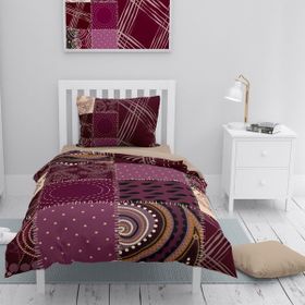 Monohome Patchwork 3d Saten Pamuk Tek Kişilik Nevresim Takım