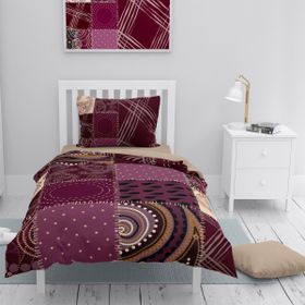 Monohome Patchwork 3d Saten Pamuk Tek Kişilik Nevresim Takım