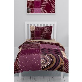 Monohome Patchwork 3d Saten Pamuk Tek Kişilik Nevresim Takım