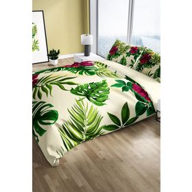 Monohome Peace Of The Green Naturel Renkli Çift Kişilik 200x220 cm Nevresim Takımı