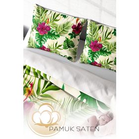 Monohome Peace Of The Green Naturel Renkli Çift Kişilik 200x220 cm Nevresim Takımı