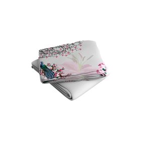 Monohome Peacock 3D Pamuk Saten Çift Kişilik 200x220 cm Nevresim Takımı