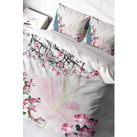 Monohome Peacock 3D Pamuk Saten Çift Kişilik 200x220 cm Nevresim Takımı