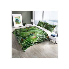 Monohome Peacock Feathers Naturel Renkli Çift Kişilik 200x220 cm Nevresim Takımı