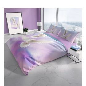Monohome Pigeon 3D Renkli Çift Kişilik 200x220 cm Nevresim Takımı