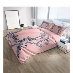 Monohome Pink Baraque 3D Renkli Çift Kişilik 200x220 cm Nevresim Takımı