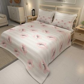 Monohome Pink Poppy Jakar Dokuma Pamuklu 3d Dijital Baskı Pike Takımı