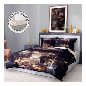 Monohome Premium Luxury 3d Pamuk Saten Çift Kişilik Nevresim Takımı