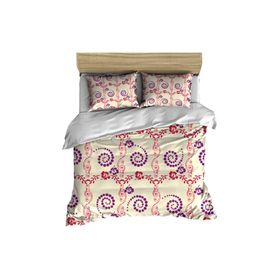 Monohome Purple Hypnosis Klasik Renkli Çift Kişilik 200x220 cm Nevresim Takımı