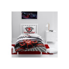 Monohome Racer 3D Pamuk Saten Çocuk 160x220 cm Nevresim Takımı