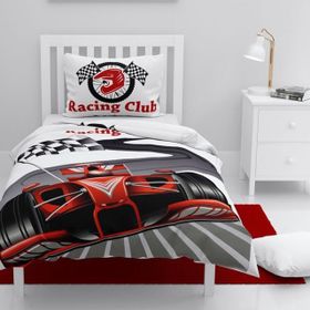 Monohome Racer 3D Pamuk Saten Çocuk 160x220 cm Nevresim Takımı