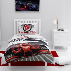 Monohome Racer 3D Pamuk Saten Çocuk 160x220 cm Nevresim Takımı