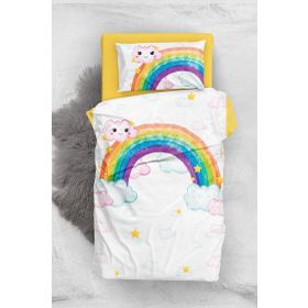 Monohome Rainbow Girls 3D Pamuk Saten Bebek Nevresim Takım