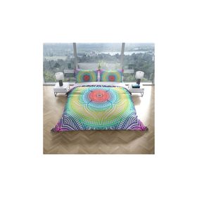 Monohome Rainbow Modern Renkli Çift Kişilik 200x220 cm Nevresim Takımı