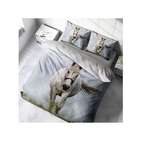 Monohome Rebel Horse Naturel Çift Kişilik Nevresim Takımı